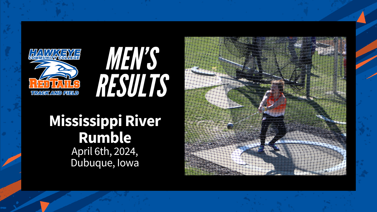 RedTail Men’s Track and Field tie for fifth place at the Mississippi River Rumble