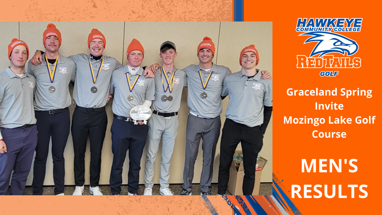 RedTail Men’s Golf Gets First Place at the Graceland Spring Invite