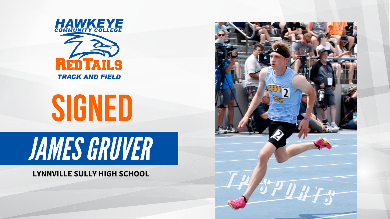 James Gruver signs with RedTail Men’s Track and Field