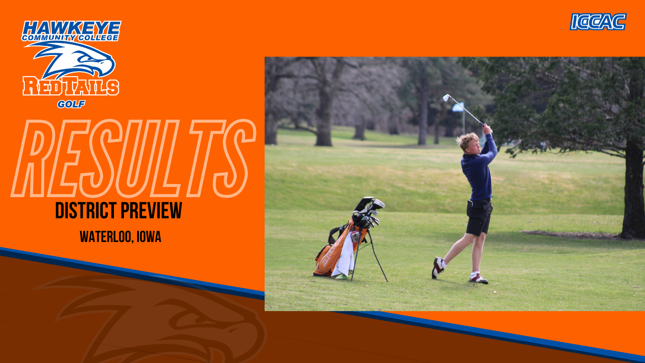 RedTail Men's Golf Placed Third at District Preview