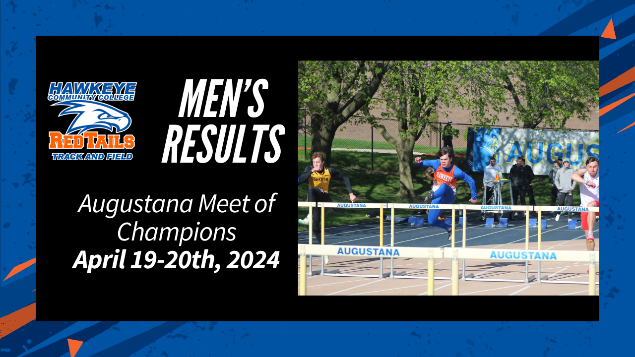 RedTail Men's Track and Field Take Ninth Place at the Augustana Meet Of Champions
