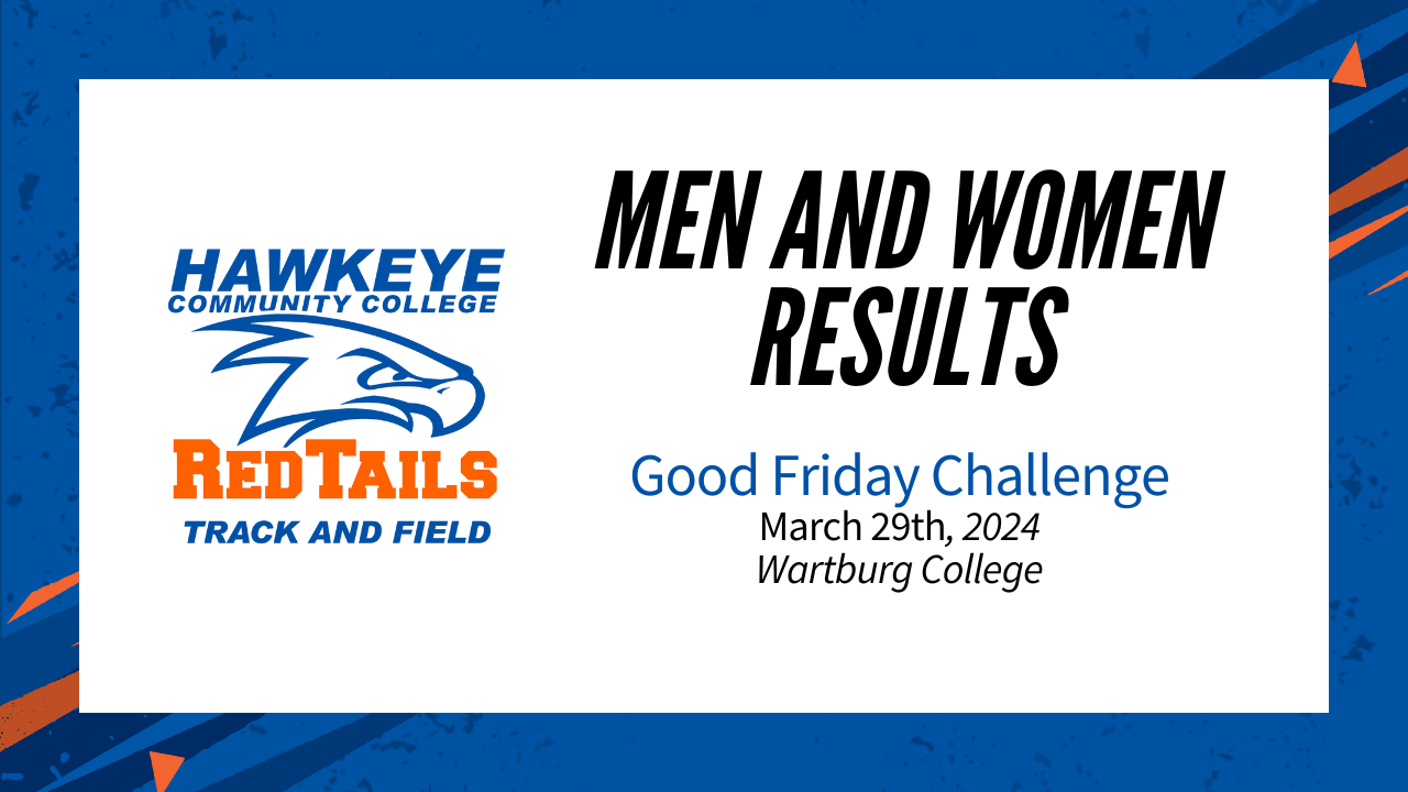 RedTails Track and Field Compete in the Good Friday Challenge at Wartburg College